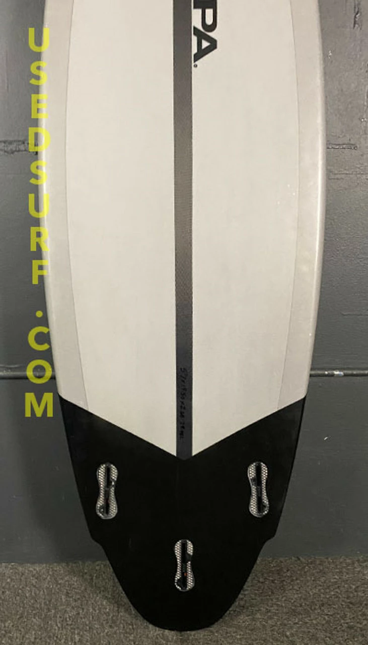 5'7" Aipa "Dark Twin" 29.48 CL Used Surfboard #36649 - Image 5