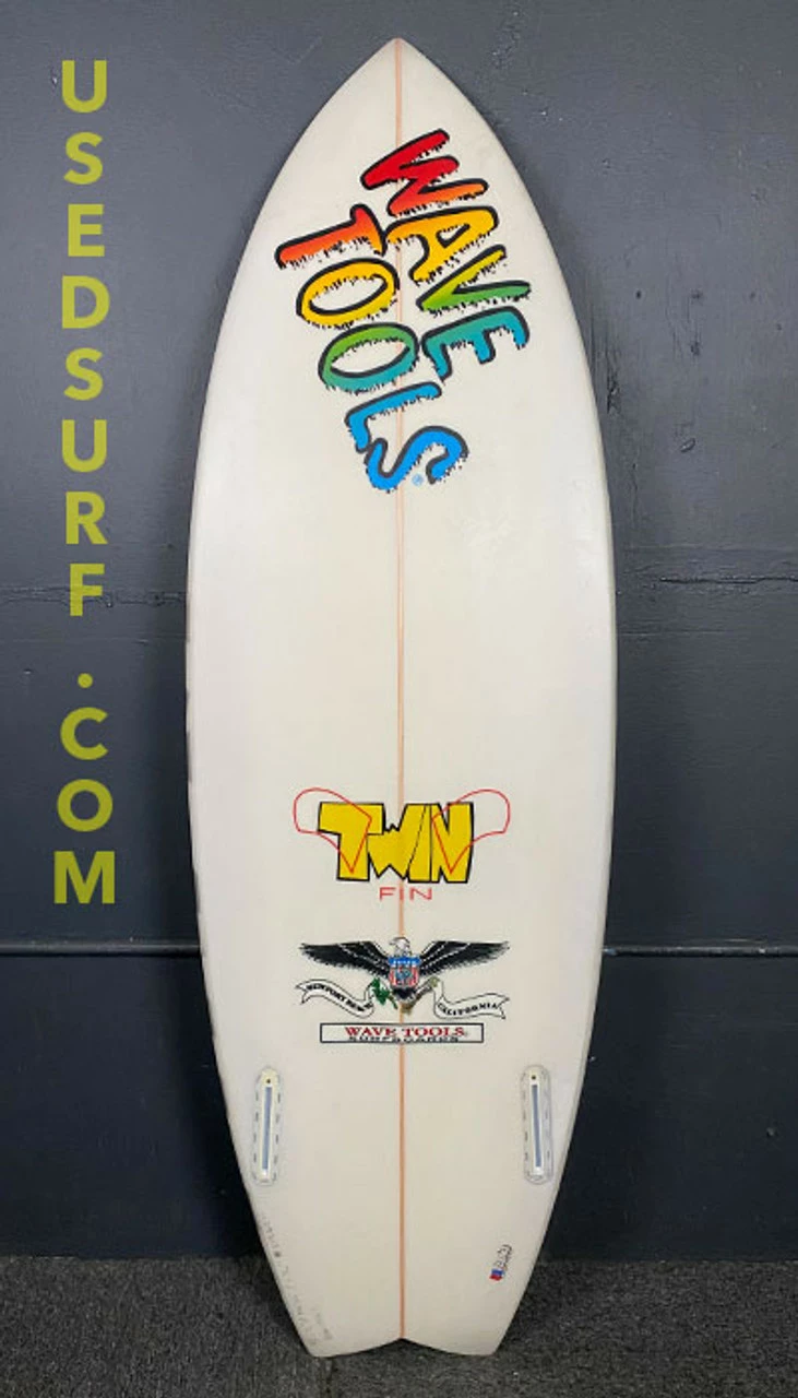 5'2" Wave Tools "Twin Fin" 26.06 CL Used Surfboard #36862 - Image 2