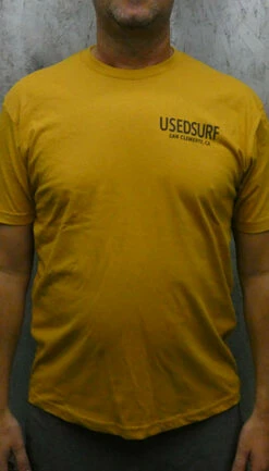 USEDSURF Original T-Shirt In Antique Gold