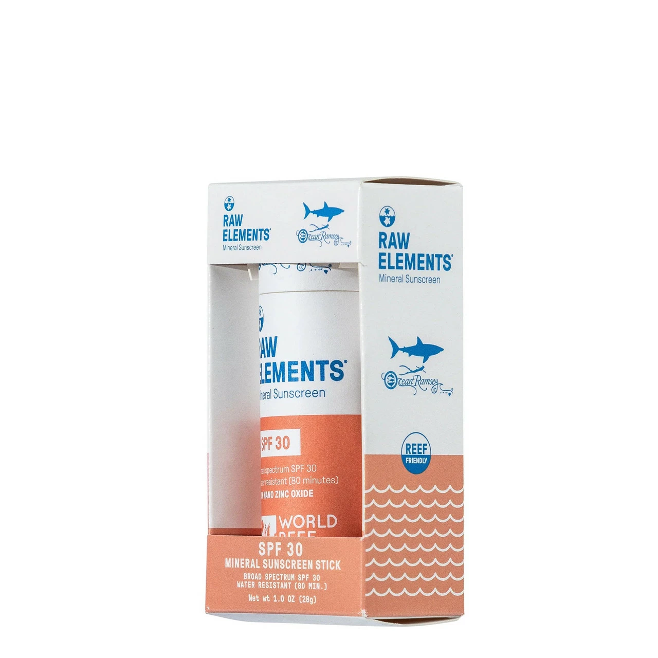 Raw Elements - Ocean Ramsey SPF 30 Face Stick - Reef Safe & Zero Waste - Image 3