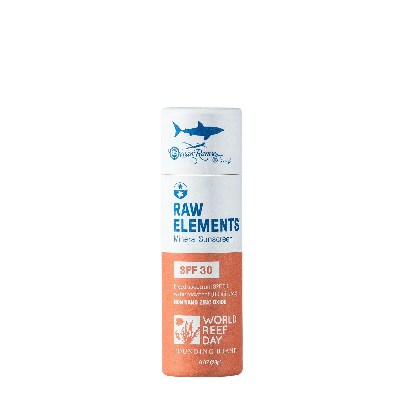 Raw Elements - Ocean Ramsey SPF 30 Face Stick - Reef Safe & Zero Waste