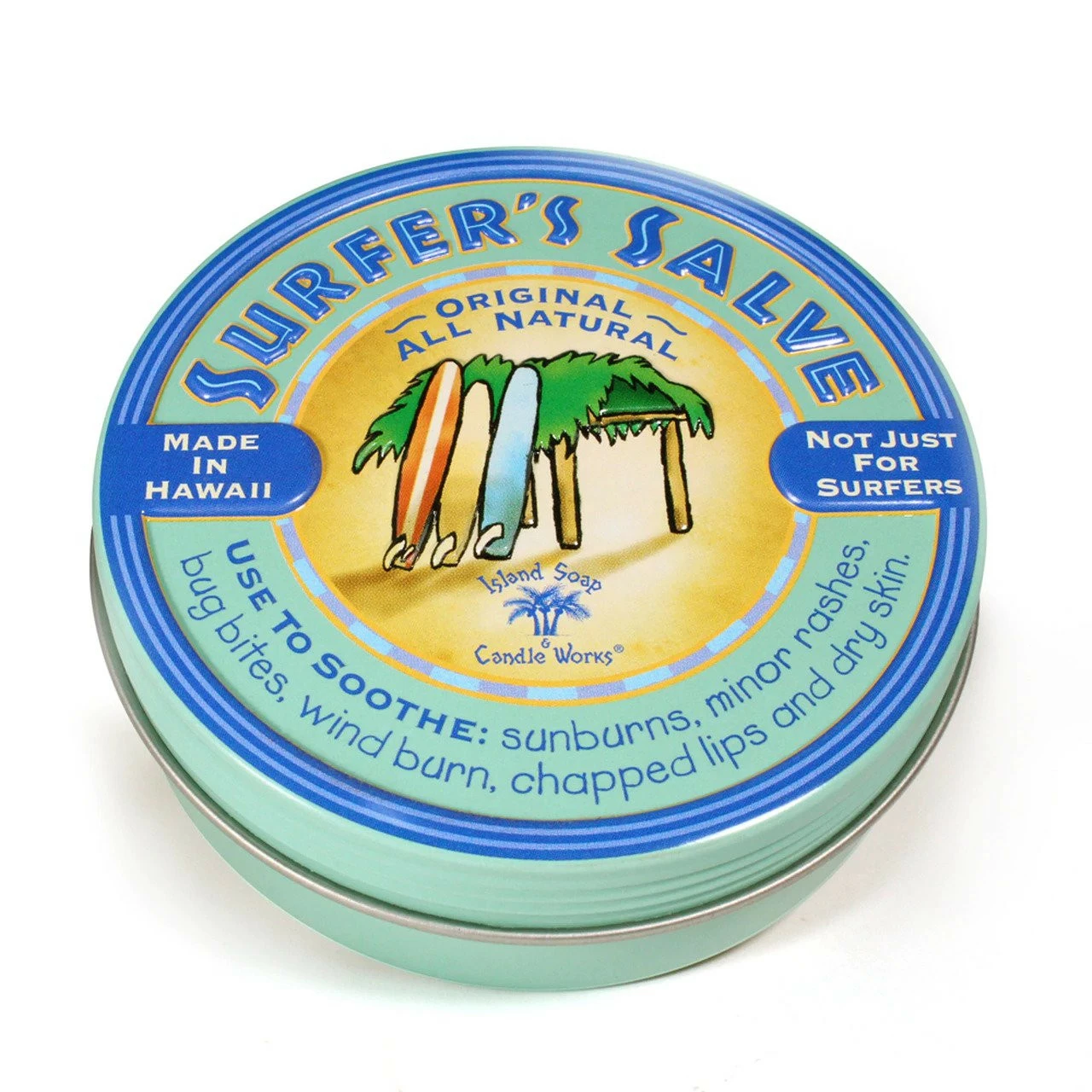 Island Soap Surfer's Salve 4oz Tin