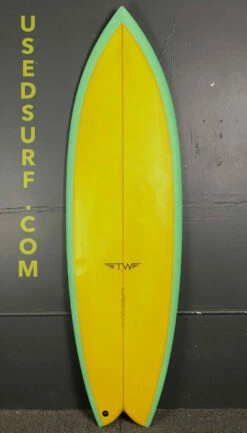 5'7" Tyler Warren "Prosecutor" Used Surfboard #34866