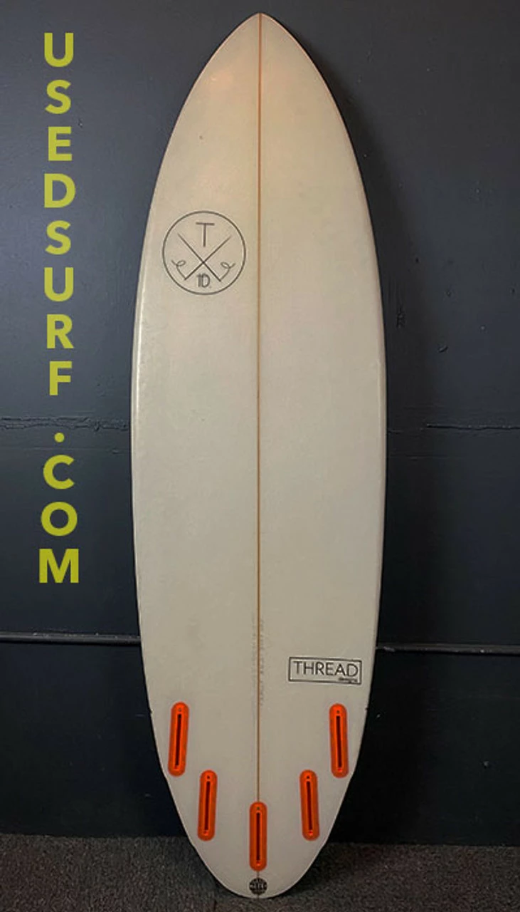 5'9" Thread Used Surfboard #35614 - Image 2