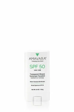 Amavara SPF 50 Transparent Face Stick 0.6 Oz