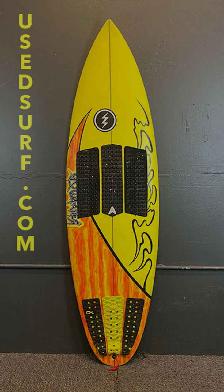 5'5" Rumaner "The Warship" 23.5 L Used Surfboard #37228 - Image 2